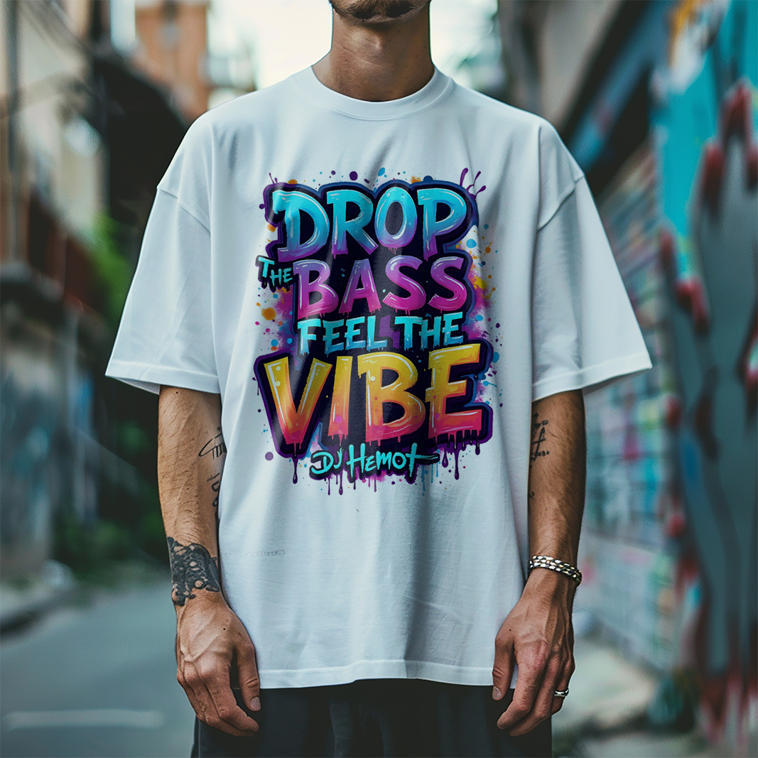 Tričko s potiskem DROP THE BASS - SUMMER FEST 