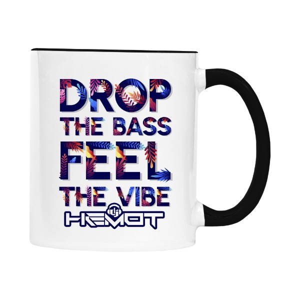 Hrnek malý barevný s potiskem DJ HEMOT - flourish