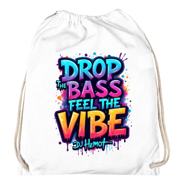 Vak na záda s potiskem DROP THE BASS - FEST VAK