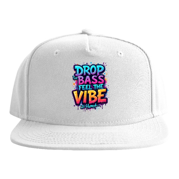 Kšiltovka Snapback s potiskem DROP THE BASS - Snapback