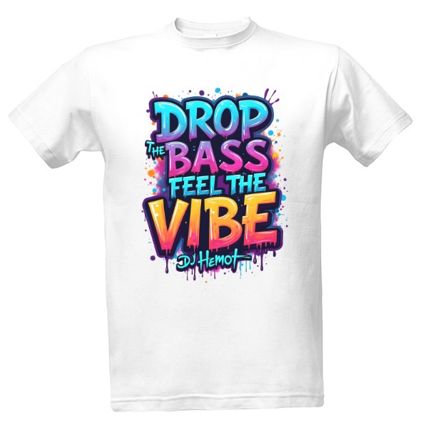 Tričko s potiskem DROP THE BASS - SUMMER FEST 
