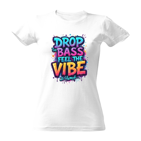 Tričko s potiskem DROP THE BASS - SUMMER FEST